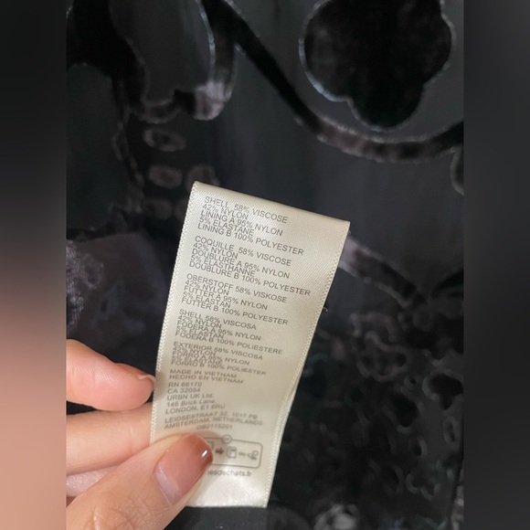 NWT Free People Manuka Burnout Velvet Mini Dress - Picture 7 of 8